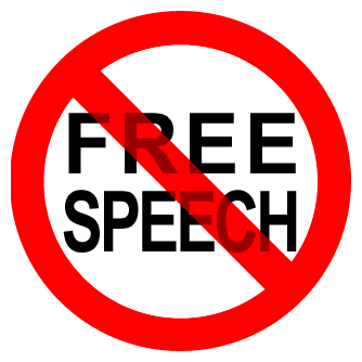 Click to enlarge Free Speech Banned
