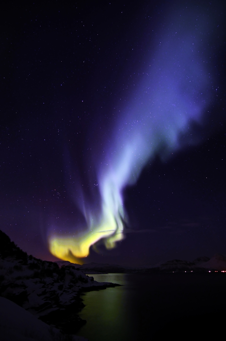 Click to enlarge Blue Auroras