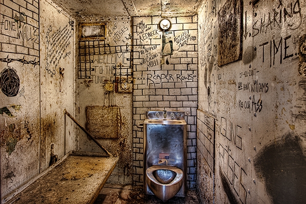 US prison cell