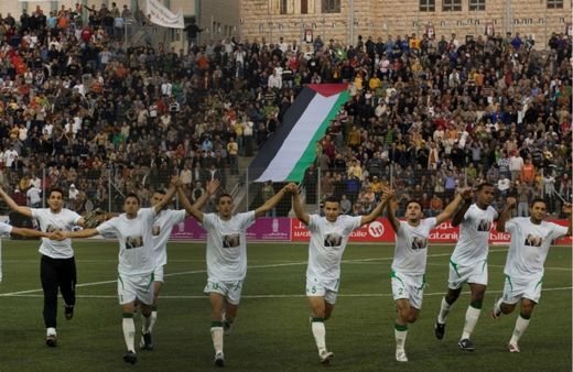 israel palestine football soccer