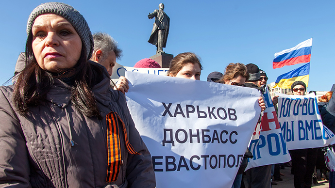 Pro-Russian protest