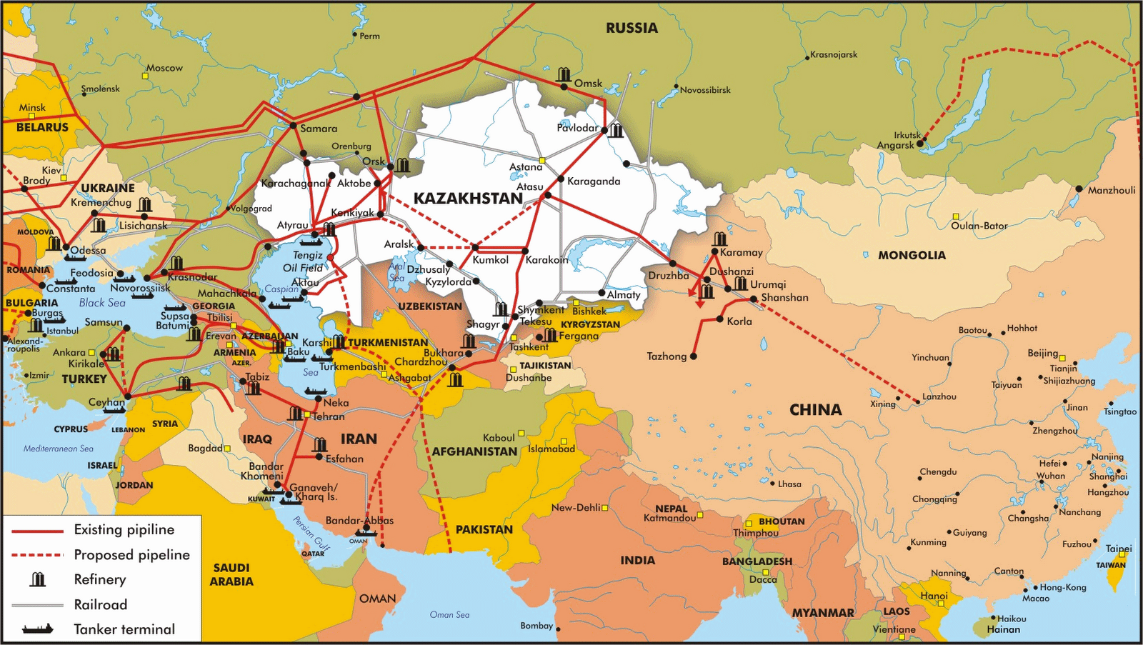 Qazaq oil карта
