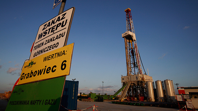 Drilling rig in Poland