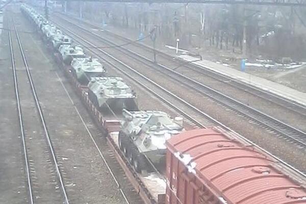 Click to enlarge Military rail transport in Ukraine