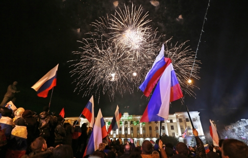Lenin Square in Simferopol