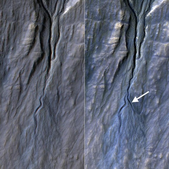 Gully on Mars