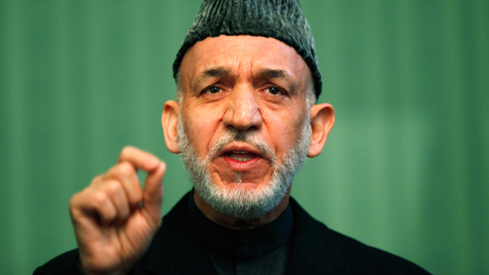 Afghan President Hamid Karzai