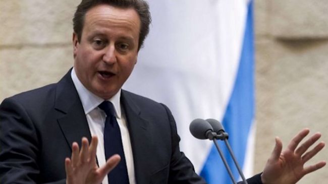 Cameron in the Knesset