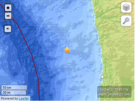 Earthquake 6.0  Chile