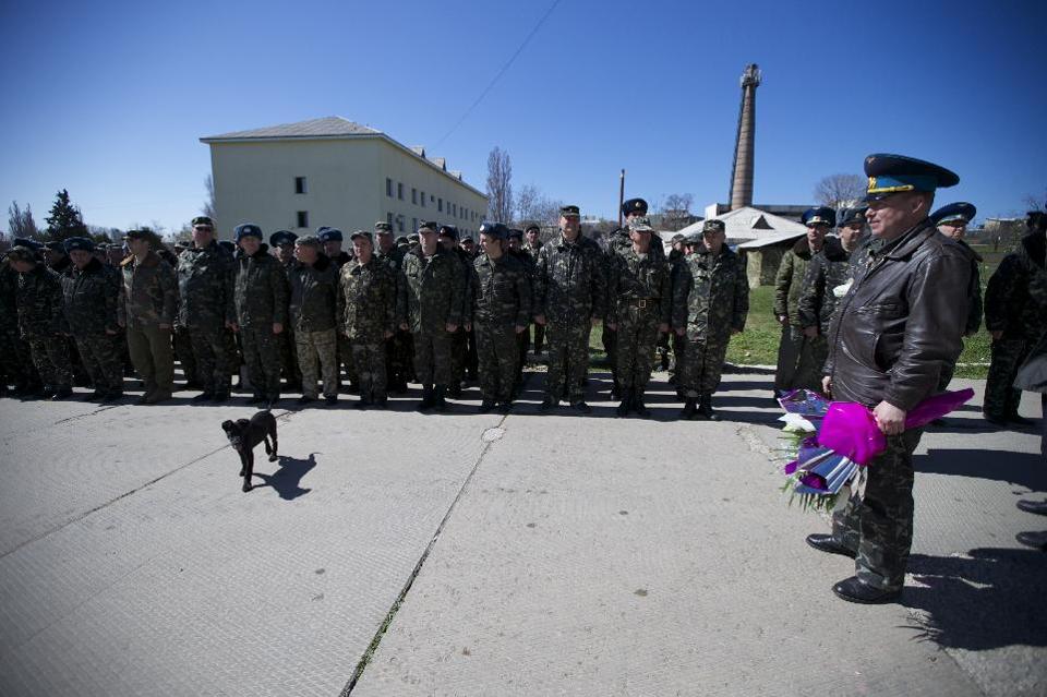Crimea base occupied