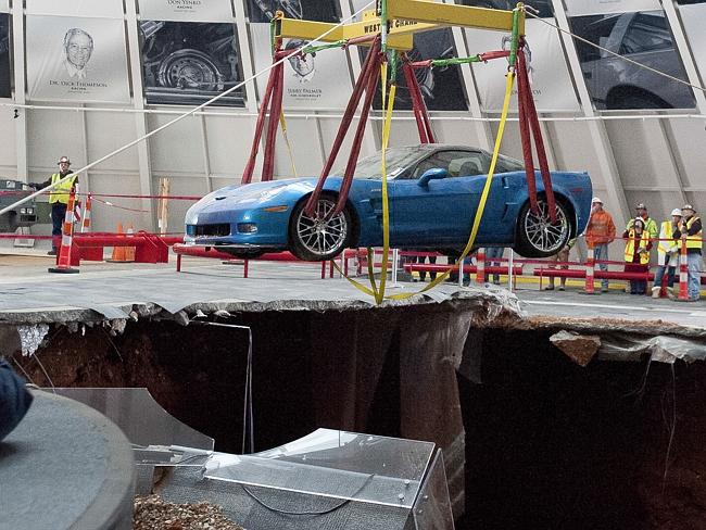 Click to enlarge corvette sinkhole