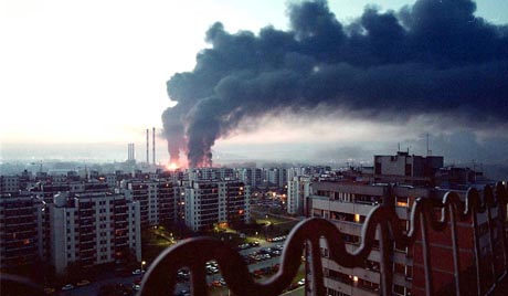 Click to enlarge NATO bombing yugoslavia
