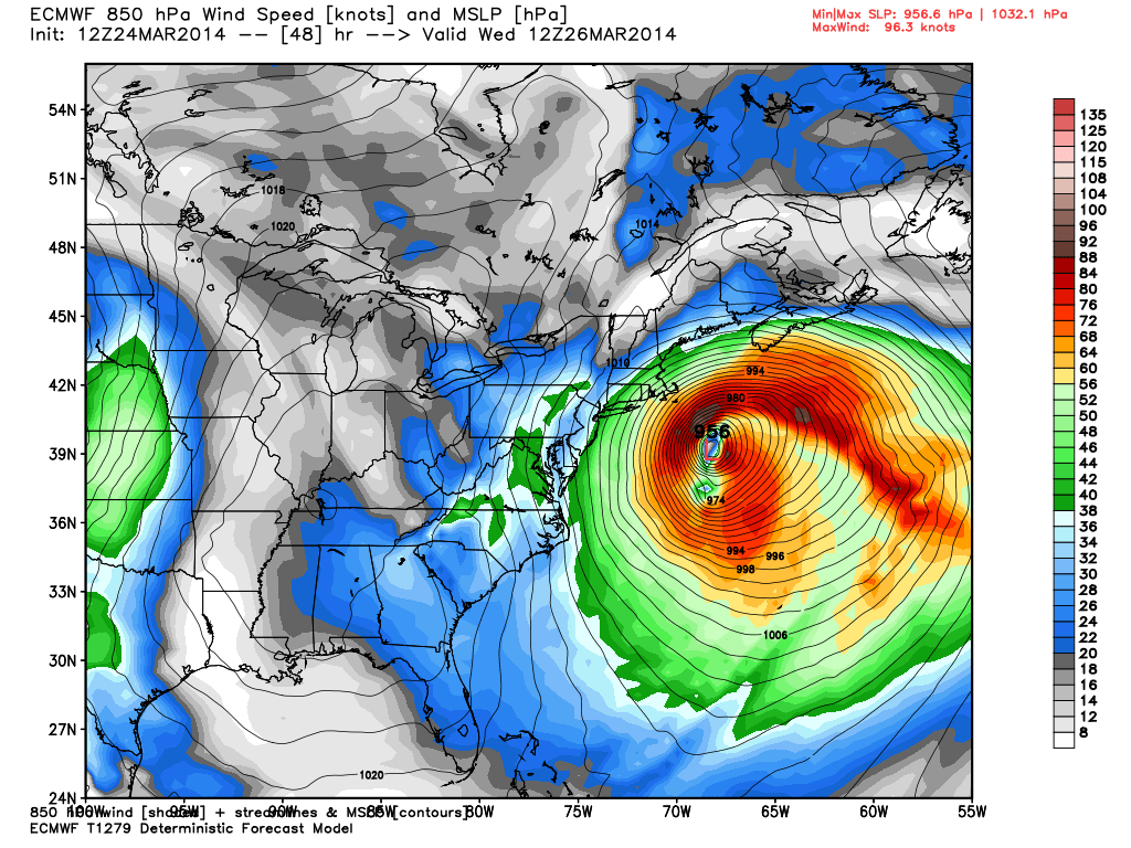 STILL not done Massive March Nor'easter bigger than Hurricane Sandy