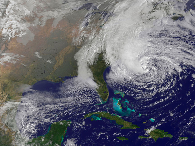 Click to enlarge hurricane sandy