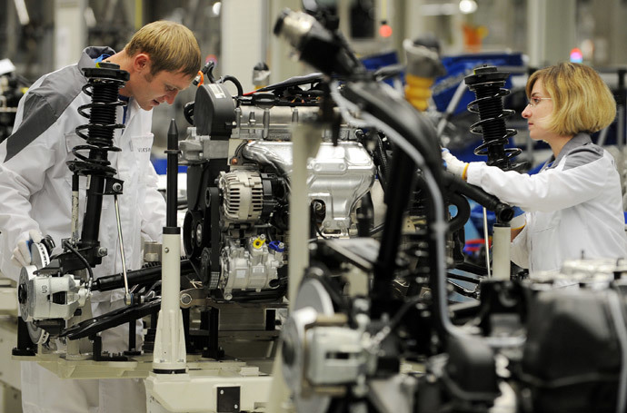 Volkswagen plant in Kaluga