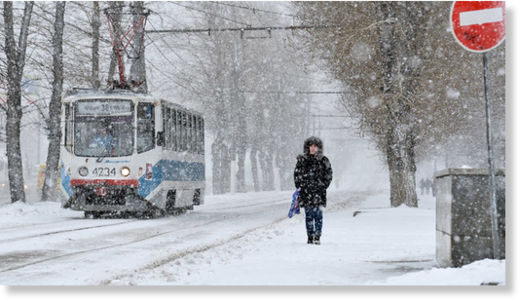 moscow snow