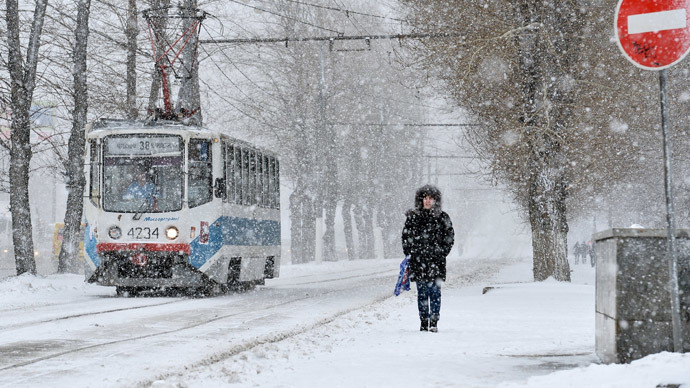 moscow snow
