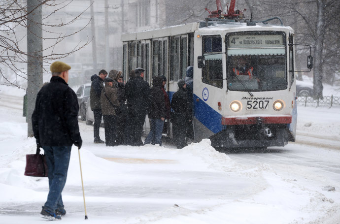 moscow snow