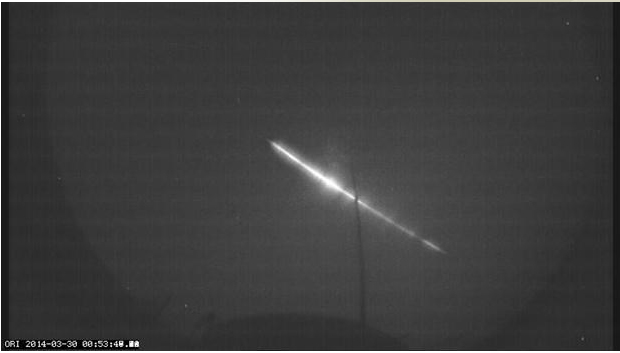 Fireball over Jutland, Denmark