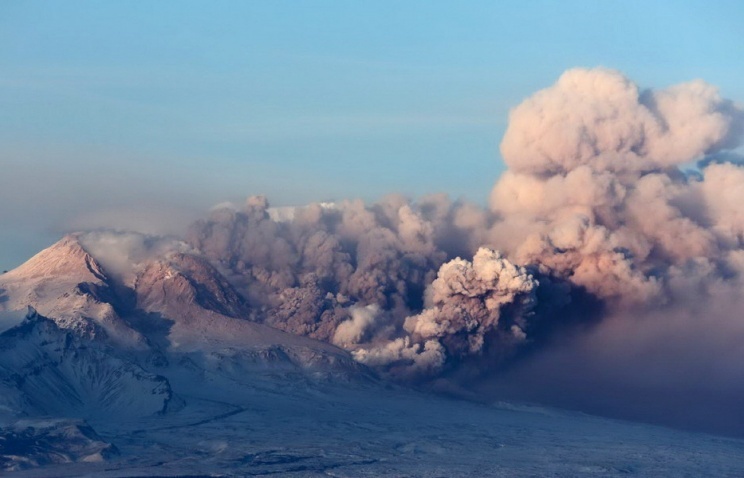 Volcano eruption