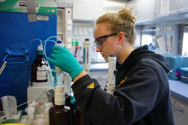 lab worker
