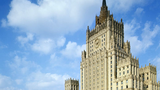 Smolenskaya-Sennaya Square in Moscow 