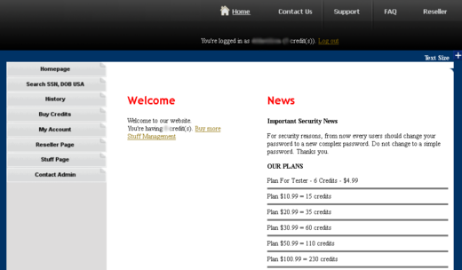  Ngo’s Identity theft service, superget.info