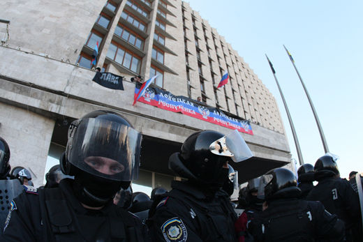 Donetsk pro-Russian protest