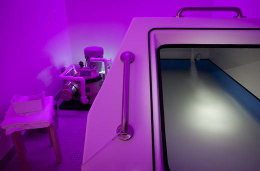 Click to enlarge flotation tank