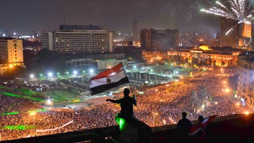 Click to enlarge Protests in Egypt