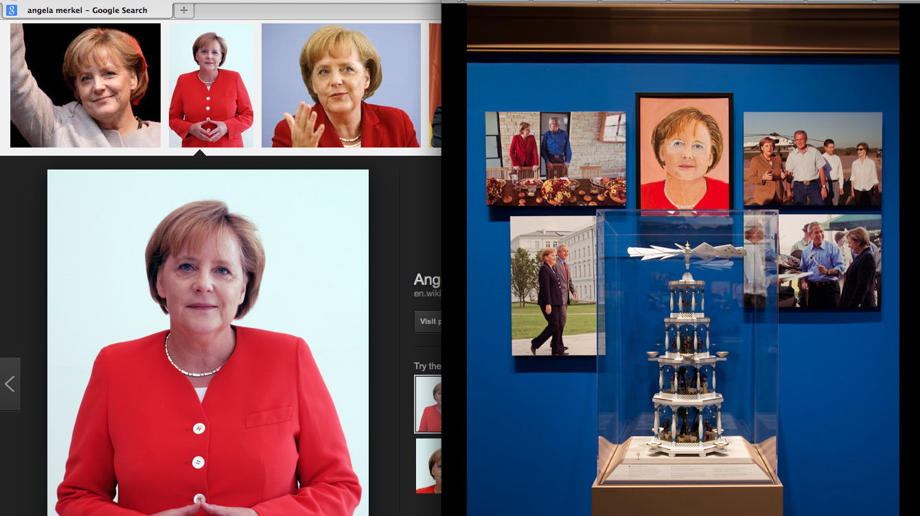 Click to enlarge angela merkel by george bush