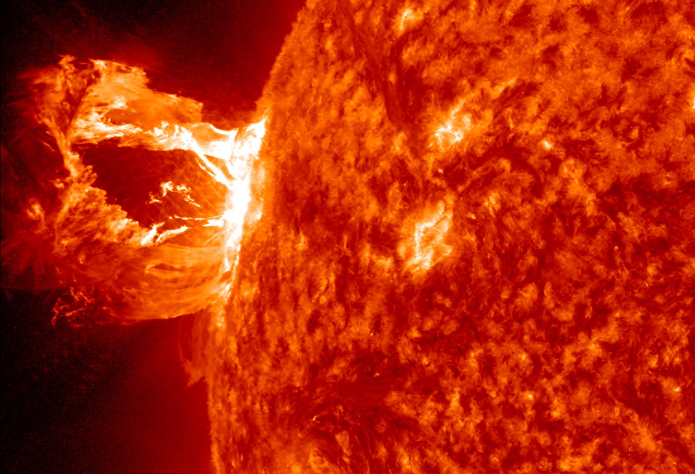 Click to enlarge Solar flare