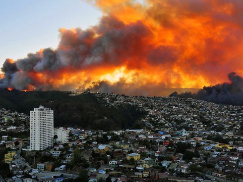 Fire in Valparaiso