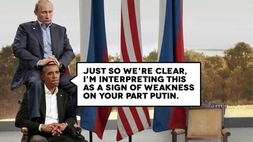 putin obama weakness