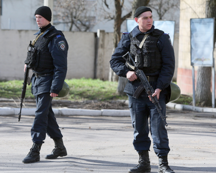 Click to enlarge Ukrainian internal troops soldiers