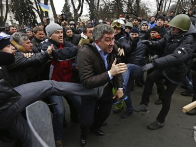 Click to enlarge Vitaly Grushevsky attacked