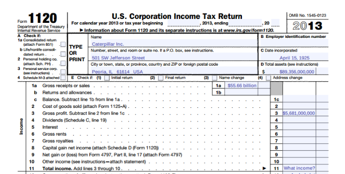 tax form