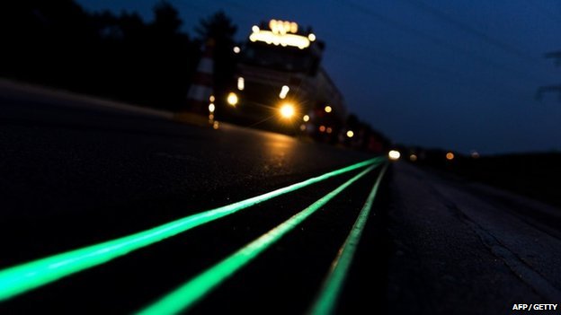 Click to enlarge glow in the dark road