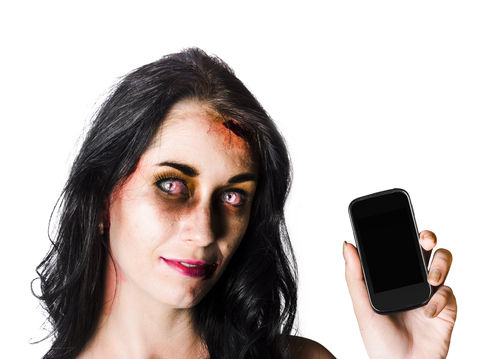 Click to enlarge zombie cell phone