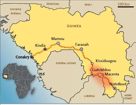 ebola spread