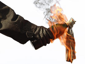 molotov cocktail