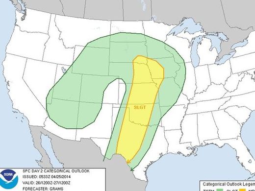 Midwest tornado threat