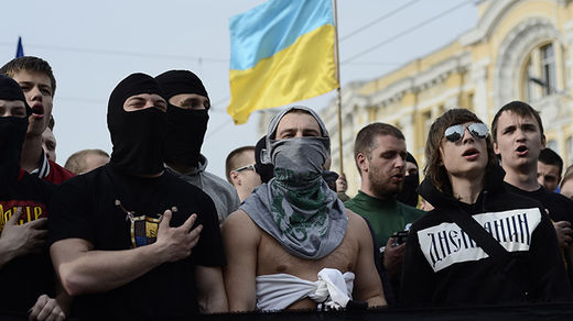 Ukraine football clash