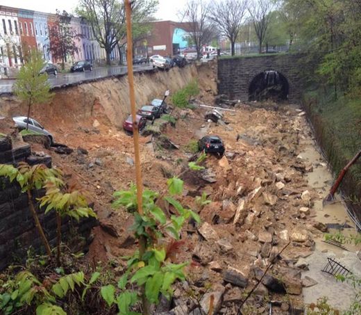 Baltimore landslide