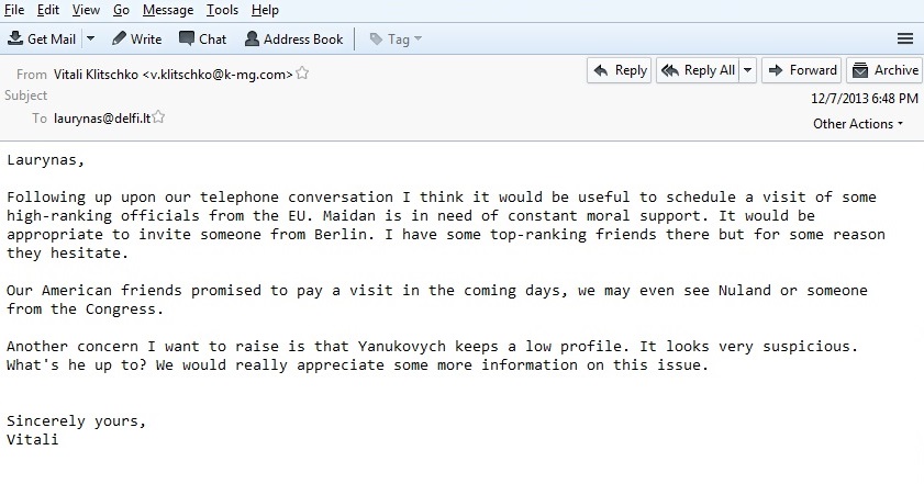 Click to enlarge klischko email