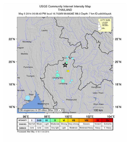 Thailand Quake_050514