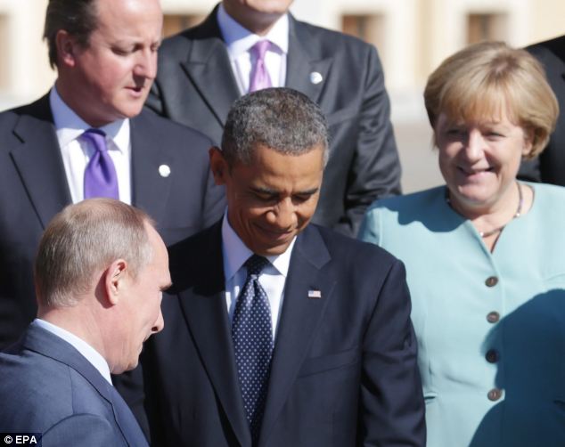 putin merkel obama