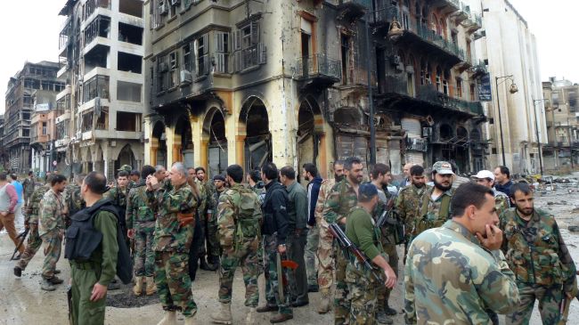 Click to enlarge Homs freed from militants