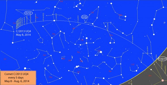 Click to enlarge Comet C/2013 UQ4_1