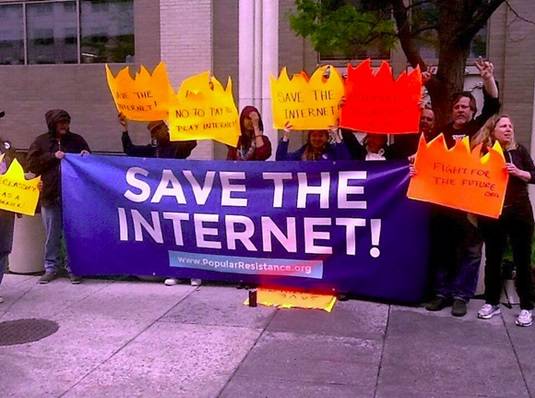 FCC protest